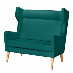 Mørteens Sofa Bucoli (2-Sitzer) Strukturstoff - Petrol