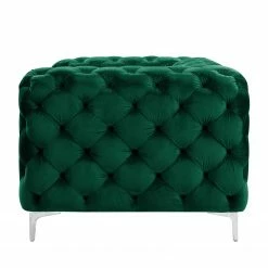 Jack & Alice Sofa Leominster II (2-Sitzer) - Samt Jila: Dunkelgrün -Wohnzimmermöbel boutique en ligne sofa cayley 2 sitzer samt 5149760