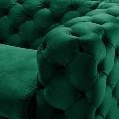 Jack & Alice Sofa Leominster II (2-Sitzer) - Samt Jila: Dunkelgrün -Wohnzimmermöbel boutique en ligne sofa cayley 2 sitzer samt 5149768