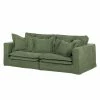 Maison Belfort Sofa Coral Beach (3-Sitzer) Webstoff - Olivgrün