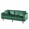 Eva Padberg Collection Sofa Edina Samt (3-Sitzer) - Meeresgrün