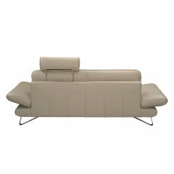 Fredriks Sofa Enzo (2,5-Sitzer) Echtleder Beige - Kopfstütze verstellbar -Wohnzimmermöbel boutique en ligne sofa enzo 2 5 sitzer echtleder beige 431180