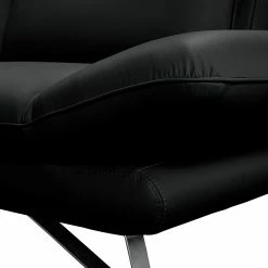 Fredriks Sofa Enzo (2,5-Sitzer) Echtleder Schwarz - Kopfstütze verstellbar -Wohnzimmermöbel boutique en ligne sofa enzo 2 5 sitzer echtleder schwarz 420973