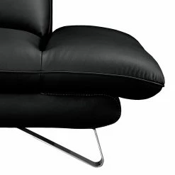 Fredriks Sofa Enzo (2,5-Sitzer) Echtleder Schwarz - Kopfstütze verstellbar -Wohnzimmermöbel boutique en ligne sofa enzo 2 5 sitzer echtleder schwarz 420983