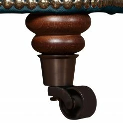 Jack & Alice Polsterhocker Esplanada (klein) Samt - Dunkelblau -Wohnzimmermöbel boutique en ligne sofa esplanada 3 sitzer microfaser dunkelblau 4504708