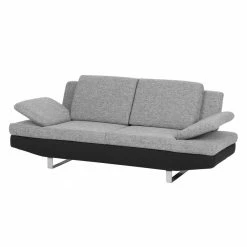 Loftscape Sofa Felipa (2-Sitzer) - Webstoff Schwarz/Strukturstoff Grau -Wohnzimmermöbel boutique en ligne sofa felipa 2 sitzer webstoff schwarz strukturstoff grau 683922