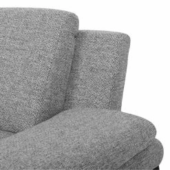 Loftscape Sofa Felipa (2-Sitzer) - Webstoff Schwarz/Strukturstoff Grau -Wohnzimmermöbel boutique en ligne sofa felipa 2 sitzer webstoff schwarz strukturstoff grau 683930