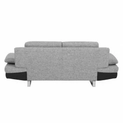 Loftscape Sofa Felipa (2-Sitzer) - Webstoff Schwarz/Strukturstoff Grau -Wohnzimmermöbel boutique en ligne sofa felipa 2 sitzer webstoff schwarz strukturstoff grau 683946