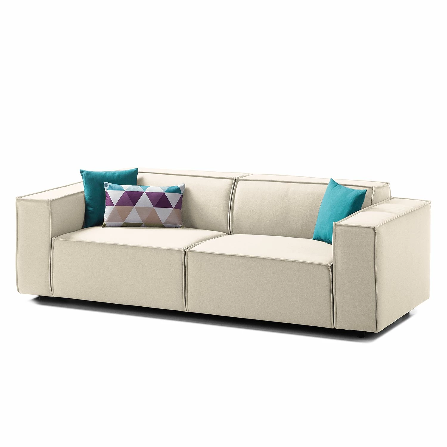 Sofa Kinx (2,5-Sitzer) Webstoff - Webstoff Osta: Altweiß - Keine Funktion 1 Sofa Kinx (2,5-Sitzer) Webstoff - Webstoff Osta: Altweiß - Keine Funktion