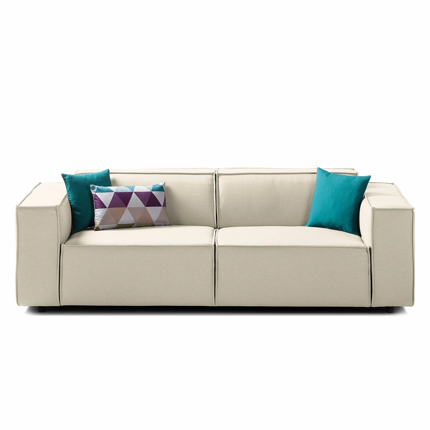 Sofa Kinx (2,5-Sitzer) Webstoff - Webstoff Osta: Altweiß - Keine Funktion 4 Sofa Kinx (2,5-Sitzer) Webstoff - Webstoff Osta: Altweiß - Keine Funktion – Bild 4
