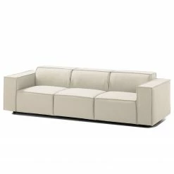 Sofa Kinx (3-Sitzer) Webstoff - Webstoff Osta: Altweiß -Wohnzimmermöbel boutique en ligne sofa kinx 3 sitzer webstoff stoff osta altweiss 4326244
