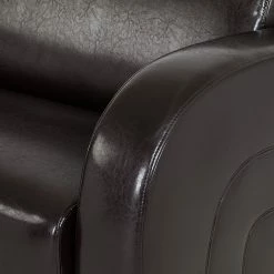 Maison Belfort Sofa La Habana (2-Sitzer) - Bycast-Kunstleder Dunkelbraun -Wohnzimmermöbel boutique en ligne sofa la habana 2 sitzer bycast kunstleder dunkelbraun 256060