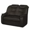Modoform Sofa Lakin (2-Sitzer) - Kunstleder - Dunkelbraun