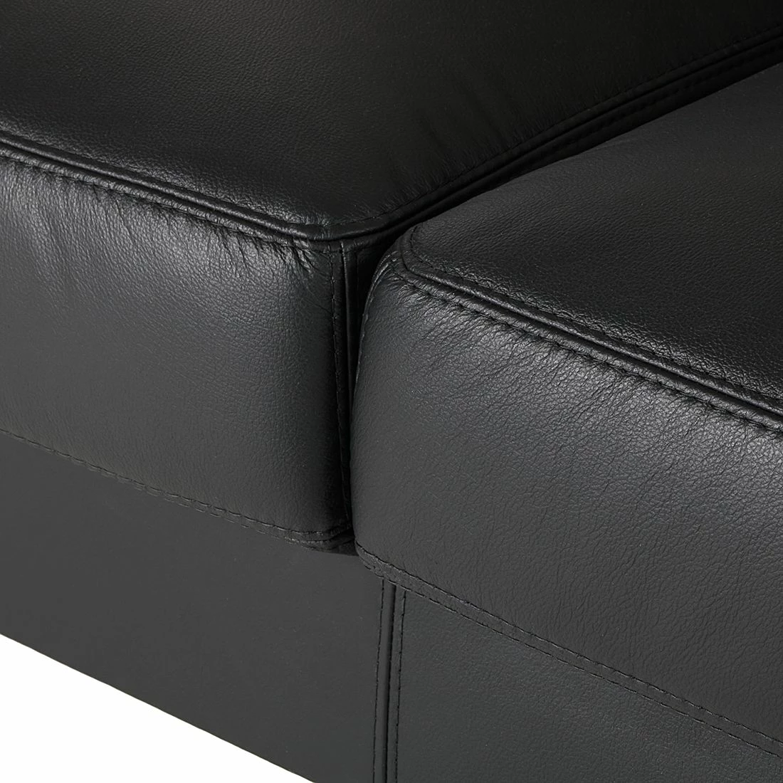 Fredriks Sofa Lampone (2-Sitzer) - Echtleder - Schwarz 5 Fredriks Sofa Lampone (2-Sitzer) - Echtleder - Schwarz – Bild 5