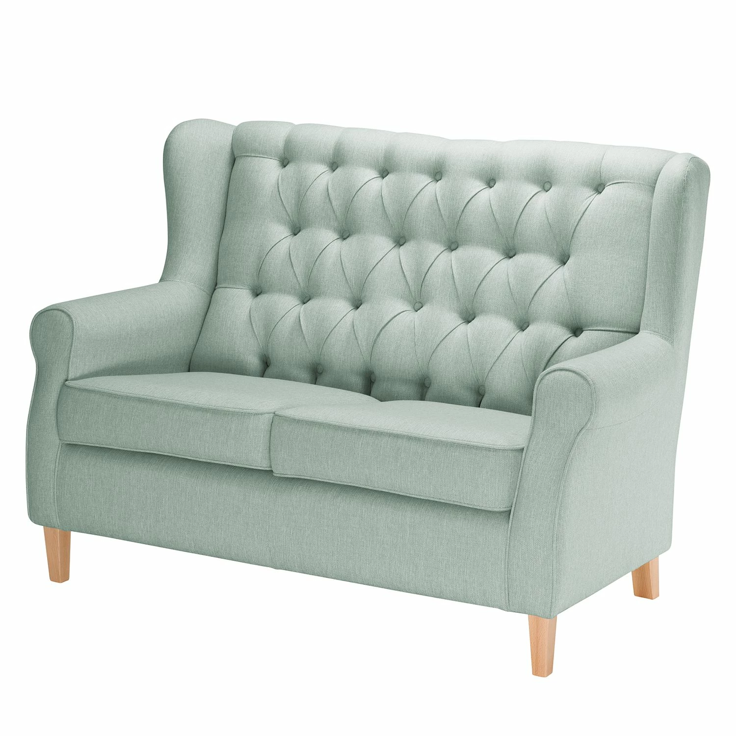 Maison Belfort Sofa Luro (2-Sitzer) Strukturstoff - Mintgrau 1 Maison Belfort Sofa Luro (2-Sitzer) Strukturstoff - Mintgrau