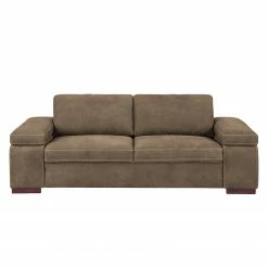 Ars Natura Sofa Maine (2-Sitzer) Echtleder - Cappuccino -Wohnzimmermöbel boutique en ligne sofa maine 2 sitzer echtleder cappuccino 4479380