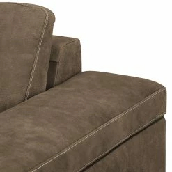 Ars Natura Sofa Maine (2-Sitzer) Echtleder - Cappuccino -Wohnzimmermöbel boutique en ligne sofa maine 2 sitzer echtleder cappuccino 4479392