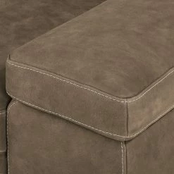 Ars Natura Sofa Maine (2-Sitzer) Echtleder - Cappuccino -Wohnzimmermöbel boutique en ligne sofa maine 2 sitzer echtleder cappuccino 4479400