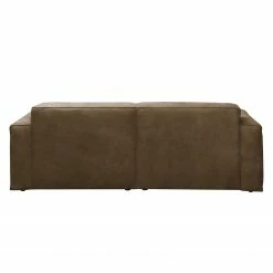 Ars manufacti Sofa Manchester (3-Sitzer) Echtleder - Braun -Wohnzimmermöbel boutique en ligne sofa manchester 3 sitzer echtleder braun 4354460