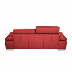 Fredriks Sofa Masca Echtleder (2-Sitzer) - Karminrot -Wohnzimmermöbel boutique en ligne sofa masca 2 sitzer echtleder kaminrot 515469