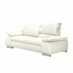 Fredriks Sofa Masca (2-Sitzer) - Kunstleder Weiß