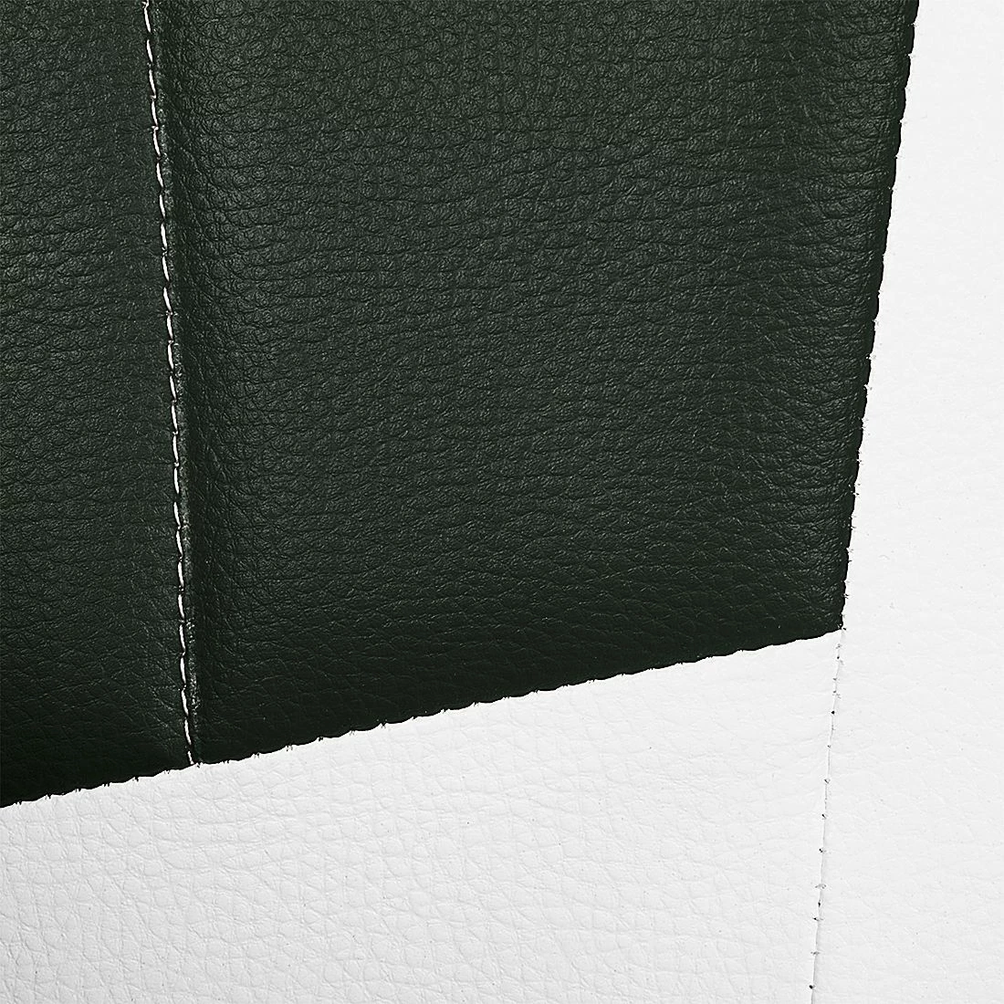 Studio Monroe Sofa Nixa (3-Sitzer) - Kunstleder Weiß/Schwarz 6 Studio Monroe Sofa Nixa (3-Sitzer) - Kunstleder Weiß/Schwarz – Bild 6