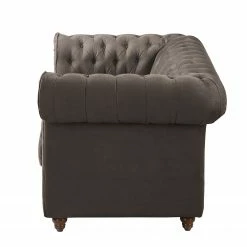 Maison Belfort Sofa Pintano (2-Sitzer) - Braungrau -Wohnzimmermöbel boutique en ligne sofa pintano 2 sitzer antiklederoptik braungrau 4895640