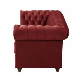 Maison Belfort Polstergarnitur Pintano (3-2-1) - Rot -Wohnzimmermöbel boutique en ligne sofa pintano 3 sitzer samt rot 4897788