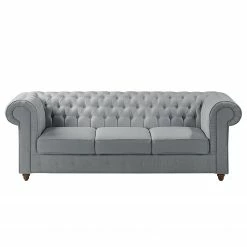 Maison Belfort Sofa Pintano (3-Sitzer) - Silbergrau -Wohnzimmermöbel boutique en ligne sofa pintano 3 sitzer webstoff silbergrau 4897392