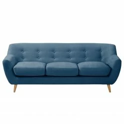 Mørteens Polstergarnitur Rometta (3-2-1) - Jeansblau -Wohnzimmermöbel boutique en ligne sofa rometta 3 sitzer microfaser jeansblau 4885352