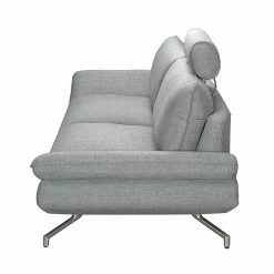 Loftscape Sofa Sharon (3-Sitzer) Webstoff - Grau - Keine Funktion -Wohnzimmermöbel boutique en ligne sofa sharon 3 sitzer webstoff grau 411524