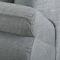 Loftscape Sofa Sharon (3-Sitzer) Webstoff - Grau - Keine Funktion -Wohnzimmermöbel boutique en ligne sofa sharon 3 sitzer webstoff grau 411525