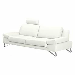 Loftscape Sofa Silvano (2,5-Sitzer) - Kunstleder - Weiß - Keine Funktion -Wohnzimmermöbel boutique en ligne sofa silvano 2 5 sitzer kunstleder weiss 443639