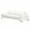 Loftscape Sofa Silvano (2,5-Sitzer) - Kunstleder - Weiß - Keine Funktion