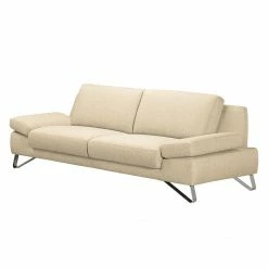 Loftscape Sofa Silvano (2,5-Sitzer) Webstoff Beige - Keine Funktion