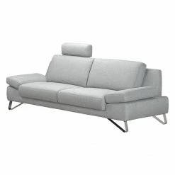 Loftscape Sofa Silvano (2,5-Sitzer) Webstoff Grau - Keine Funktion -Wohnzimmermöbel boutique en ligne sofa silvano 2 5 sitzer webstoff grau 442570