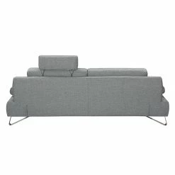 Loftscape Sofa Silvano (2,5-Sitzer) Webstoff Grau - Keine Funktion -Wohnzimmermöbel boutique en ligne sofa silvano 2 5 sitzer webstoff grau 442573