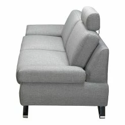 Loftscape Sofa Silvano (2,5-Sitzer) Webstoff Grau - Keine Funktion -Wohnzimmermöbel boutique en ligne sofa silvano 2 5 sitzer webstoff grau 442576