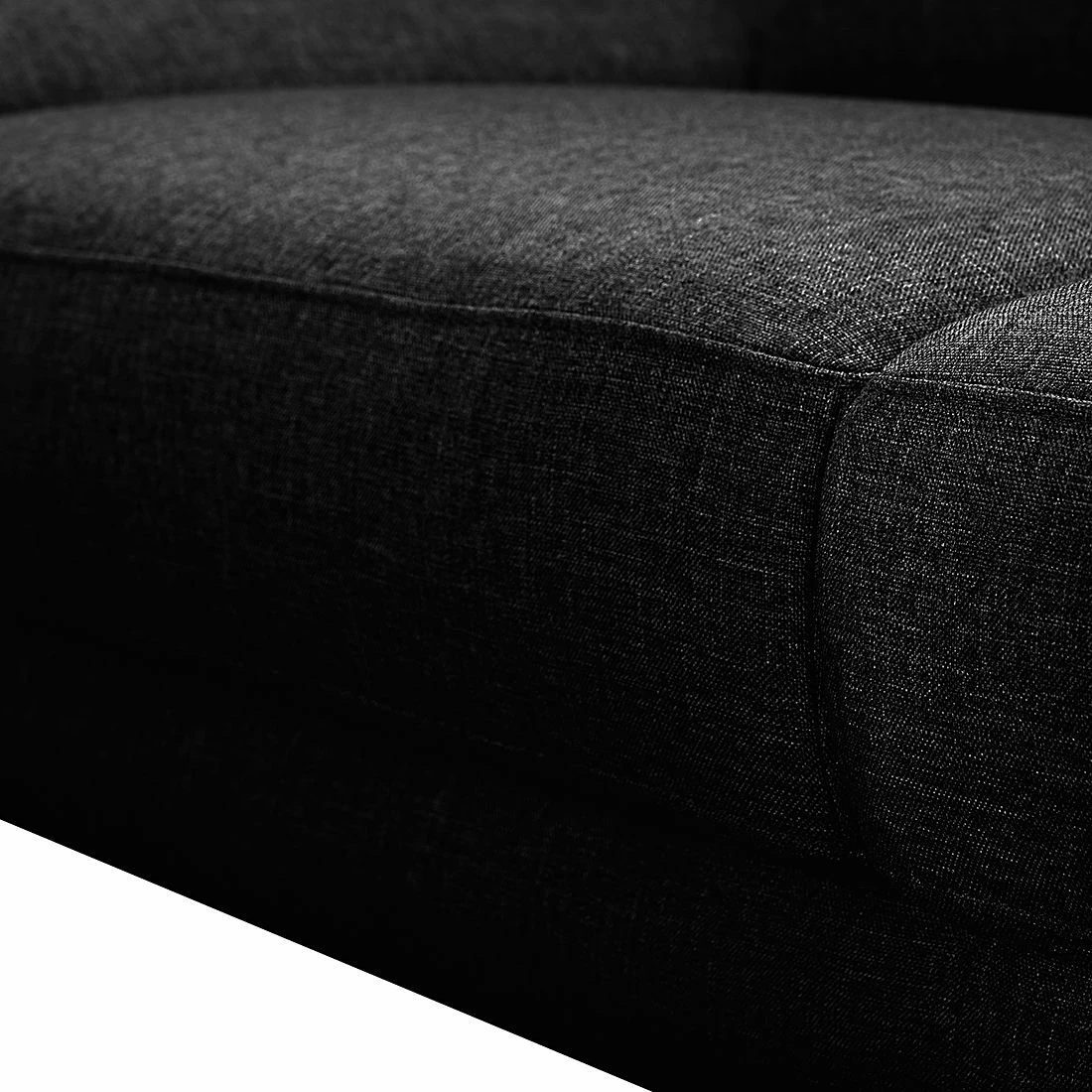 Loftscape Sofa Silvano (2,5-Sitzer) - Webstoff Schwarz - Keine Funktion 10 Loftscape Sofa Silvano (2,5-Sitzer) - Webstoff Schwarz - Keine Funktion – Bild 10