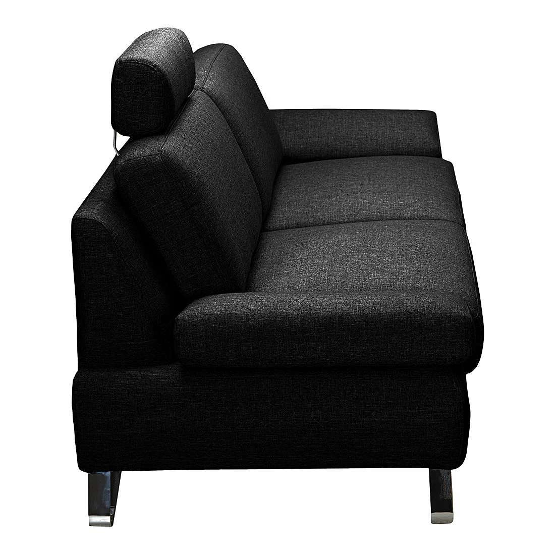 Loftscape Sofa Silvano (2,5-Sitzer) - Webstoff Schwarz - Keine Funktion 7 Loftscape Sofa Silvano (2,5-Sitzer) - Webstoff Schwarz - Keine Funktion – Bild 7