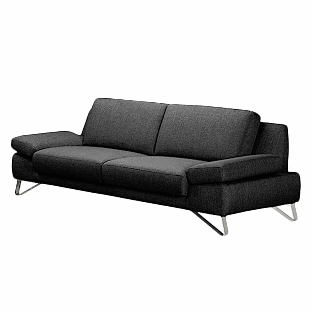 Loftscape Sofa Silvano (2,5-Sitzer) - Webstoff Schwarz - Keine Funktion 1 Loftscape Sofa Silvano (2,5-Sitzer) - Webstoff Schwarz - Keine Funktion