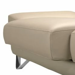 Loftscape Sofa Silvano (3-Sitzer) Echtleder Beige - Kopfstütze verstellbar -Wohnzimmermöbel boutique en ligne sofa silvano 3 sitzer echtleder beige 447083