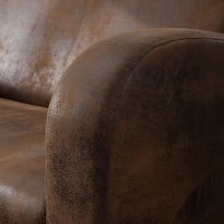 Ars manufacti Sofa Tullow (3-Sitzer) - Antiklederoptik Dunkelbraun -Wohnzimmermöbel boutique en ligne sofa tullow 3 sitzer antiklederoptik dunkelbraun 4972152 1