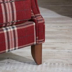 Max Winzer Sofa Verita (2-Sitzer) - Strukturstoff - Rot kariert -Wohnzimmermöbel boutique en ligne sofa verita 2 5 sitzer strukturstoff rot kariert 5005252