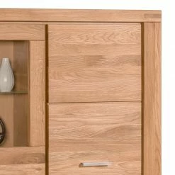 Naturoo Vitrinenschrank Lombok I - Teilmassiv -Wohnzimmermöbel boutique en ligne standvitrine lombok ii teilmassiv kernbuche 5004012