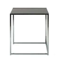 Loftscape Tisch Robin - 3-Satz - schwarze Glasplatte - Chromgestell -Wohnzimmermöbel boutique en ligne tisch robin 3 satz schwarze glasplatte chromgestell 4065068