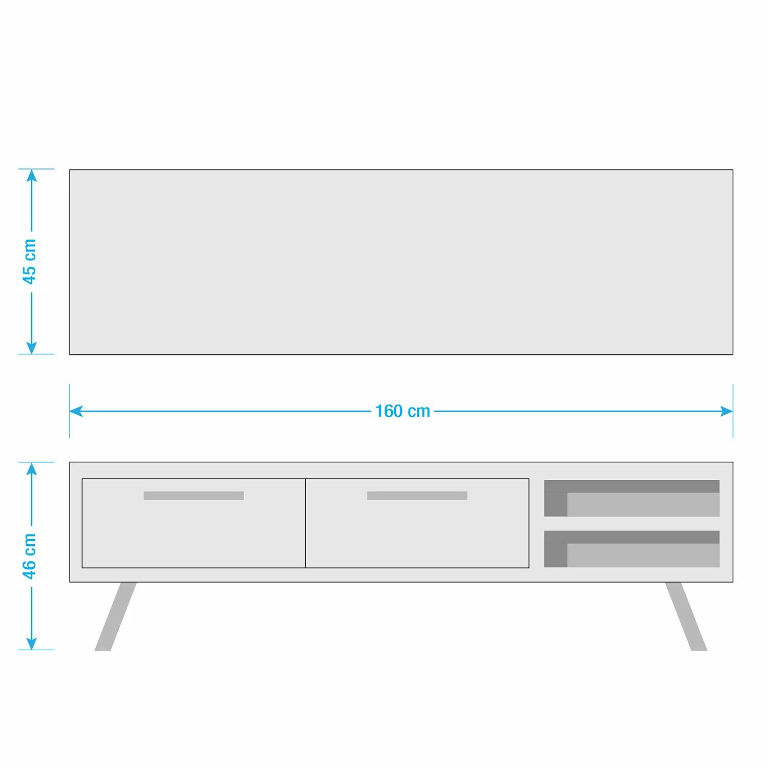 Ars manufacti TV-Lowboard Amla II - Akazie massiv / Metall - Akazie / Anthrazit 15 Ars manufacti TV-Lowboard Amla II - Akazie massiv / Metall - Akazie / Anthrazit – Bild 15
