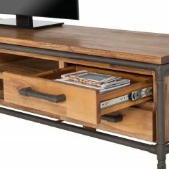 Ars manufacti TV-Lowboard Atelier II - Akazie teilmassiv -Wohnzimmermöbel boutique en ligne tv lowboard atelier ii akazie teilmassiv 1832830