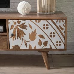 Ars manufacti TV-Lowboard Rygge II - Mango massiv -Wohnzimmermöbel boutique en ligne tv lowboard bloomingville ii mango massiv 5206108