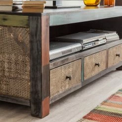 Wolf-Möbel TV-Lowboard Goa I - Mango teilmassiv - Mango Dunkelbraun -Wohnzimmermöbel boutique en ligne tv lowboard goa i akazie mango teilmassiv mehrfarbig 3615925